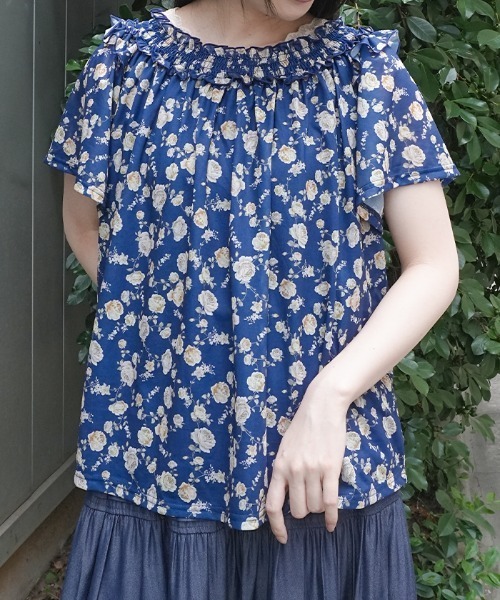 axes femme（アクシーズファム）の「バックリボン２ＷＡＹトップス（Tシャツ/カットソー・レディース・ネイビー/レッド/ホワイト・FREE）」の2枚目の写真