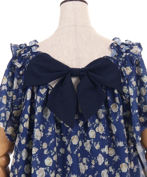 axes femme（アクシーズファム）の「バックリボン２ＷＡＹトップス（Tシャツ/カットソー・レディース・ネイビー/レッド/ホワイト・FREE）」の21枚目の写真
