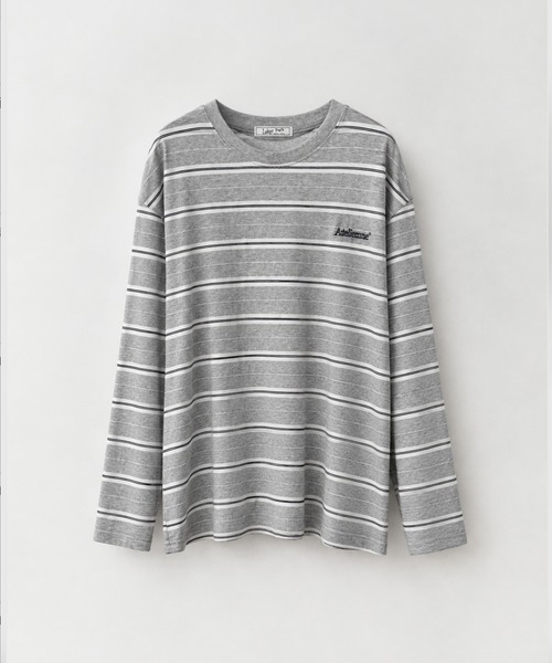 CANAL JEAN(キャナルジーン)の「Lakey Park 胸ロゴボーダーロンT(Tシャツ/カットソー・レディース・ネイビー/グレー/ホワイト・ONE SIZE)」の5枚目の写真