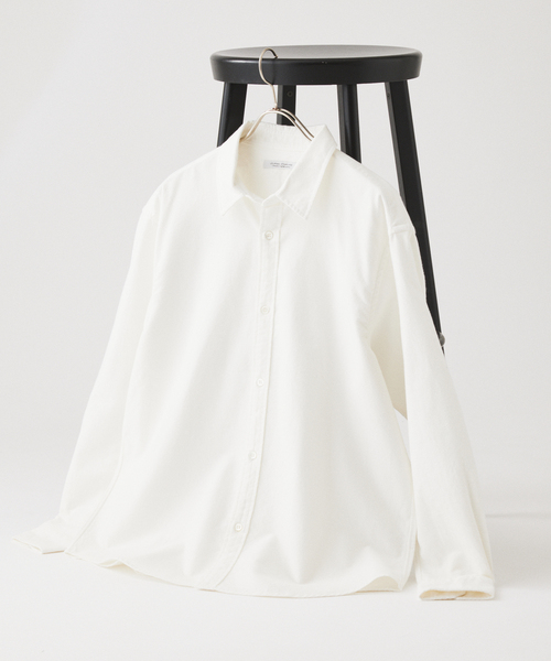 JOURNAL STANDARD(ジャーナルスタンダード)の「パターン ストライプ フランネル レギュラー シャツ(シャツ/ブラウス・メンズ・ホワイト/グレー/ブラック系その他/ブルー系その他・SMALL/MEDIUM/LARGE)」の2枚目の写真