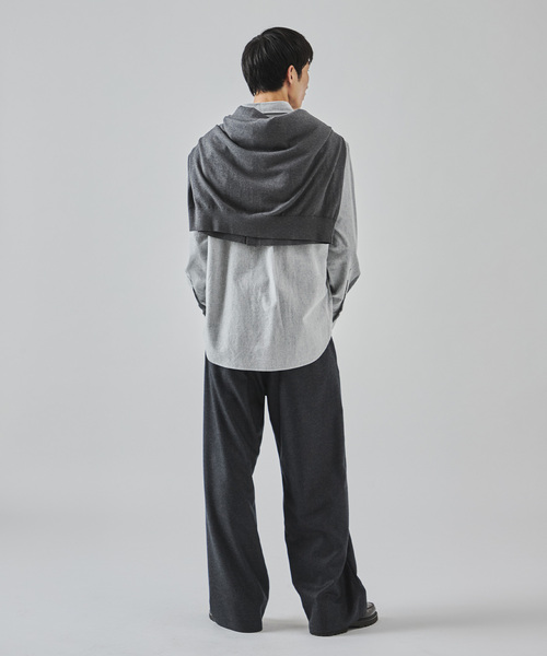 JOURNAL STANDARD(ジャーナルスタンダード)の「パターン ストライプ フランネル レギュラー シャツ(シャツ/ブラウス・メンズ・ホワイト/グレー/ブラック系その他/ブルー系その他・SMALL/MEDIUM/LARGE)」の18枚目の写真