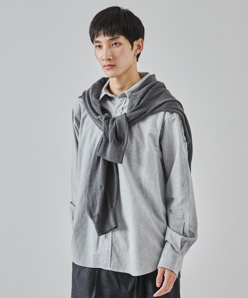 JOURNAL STANDARD(ジャーナルスタンダード)の「パターン ストライプ フランネル レギュラー シャツ(シャツ/ブラウス・メンズ・ホワイト/グレー/ブラック系その他/ブルー系その他・SMALL/MEDIUM/LARGE)」の20枚目の写真