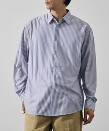 【KANEMASA PHIL./カネマサフィル】46G Stripe Modest Shirt