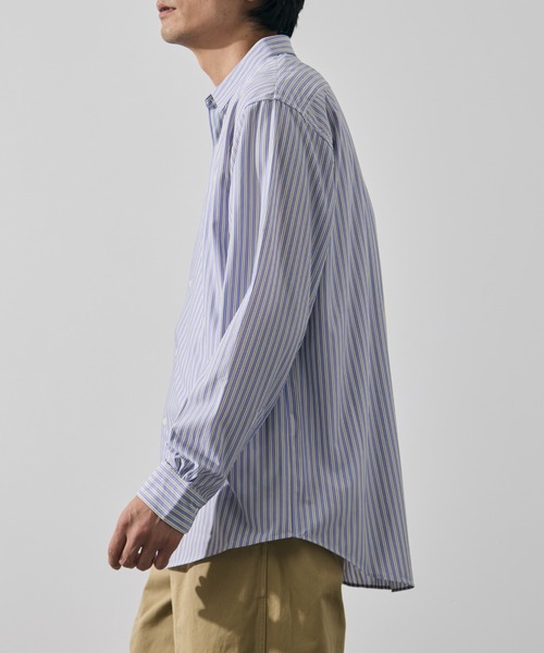 KANEMASA PHIL.(カネマサフィル)の「【KANEMASA PHIL./カネマサフィル】46G Stripe Modest Shirt(シャツ/ブラウス・メンズ・ベージュ/ホワイト/イエロー/サックスブルー・L/M/S)」の15枚目の写真