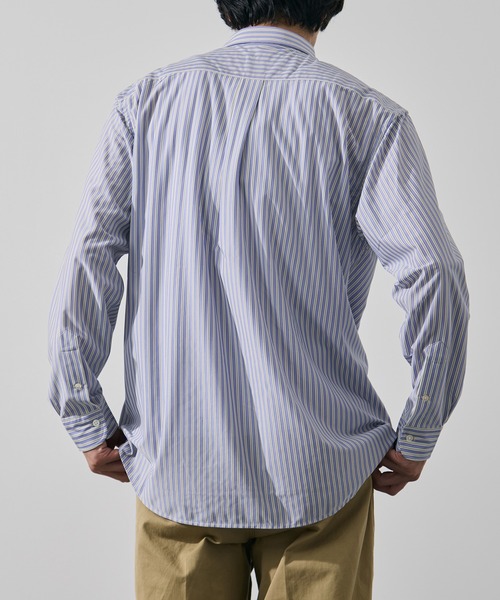 KANEMASA PHIL.(カネマサフィル)の「【KANEMASA PHIL./カネマサフィル】46G Stripe Modest Shirt(シャツ/ブラウス・メンズ・ベージュ/ホワイト/イエロー/サックスブルー・L/M/S)」の16枚目の写真