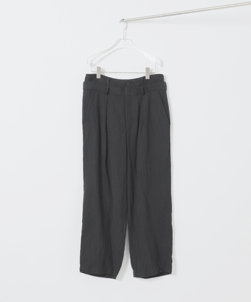 EDIFICE(エディフィス)の「Hedie.+ Garment Wash Pants(スラックス・メンズ・チャコールグレー・2/3)」の4枚目の写真
