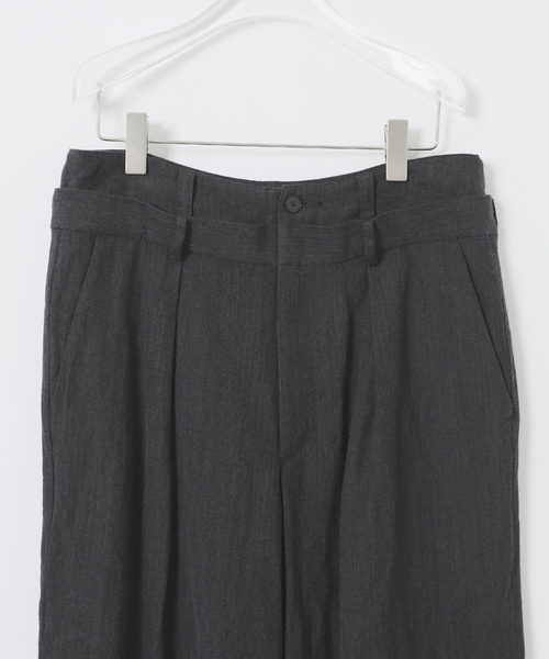 EDIFICE(エディフィス)の「Hedie.+ Garment Wash Pants(スラックス・メンズ・チャコールグレー・2/3)」の5枚目の写真