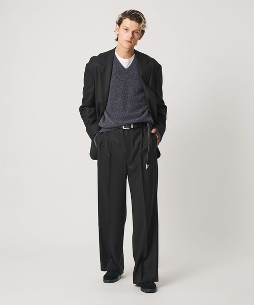 BEAUTY&YOUTH UNITED ARROWS(ビューティーアンドユースユナイテッドアローズ)の「N/SUIT サキソニー シングル ジャケット(テーラードジャケット・メンズ・ダークブラウン/ブラック・M/L/S/XL)」の1枚目の写真