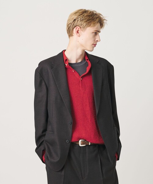 BEAUTY&YOUTH UNITED ARROWS(ビューティーアンドユースユナイテッドアローズ)の「N/SUIT サキソニー シングル ジャケット(テーラードジャケット・メンズ・ダークブラウン/ブラック・M/L/S/XL)」の6枚目の写真