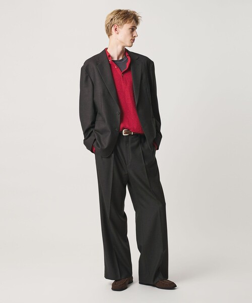 BEAUTY&YOUTH UNITED ARROWS(ビューティーアンドユースユナイテッドアローズ)の「N/SUIT サキソニー シングル ジャケット(テーラードジャケット・メンズ・ダークブラウン/ブラック・M/L/S/XL)」の8枚目の写真