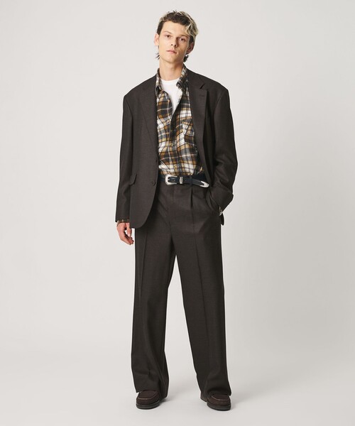 BEAUTY&YOUTH UNITED ARROWS(ビューティーアンドユースユナイテッドアローズ)の「N/SUIT サキソニー シングル ジャケット(テーラードジャケット・メンズ・ダークブラウン/ブラック・M/L/S/XL)」の9枚目の写真
