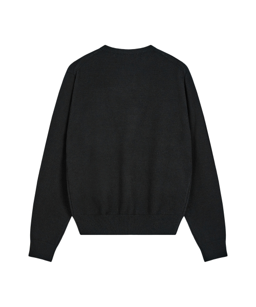 Rest&Recreation(レストアンドレクリエーション)の「OVERSIZED RiRi LOGO KNIT - BLACK(ニット/セーター・レディース・その他・ONE)」の2枚目の写真