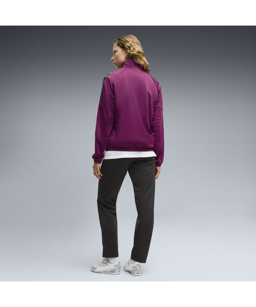 PUMA（プーマ）の「PUMA プーマ ウィメンズ ポリ スタンダード スーツ 上下セット OP（ジャージ・レディース・フューシャピンク/ブラック・SMALL/MEDIUM/LARGE/X-LARGE）」の3枚目の写真