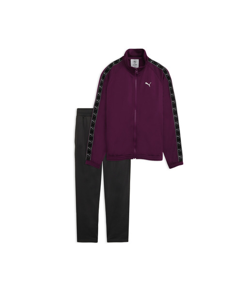 PUMA（プーマ）の「PUMA プーマ ウィメンズ ポリ スタンダード スーツ 上下セット OP（ジャージ・レディース・フューシャピンク/ブラック・SMALL/MEDIUM/LARGE/X-LARGE）」の5枚目の写真