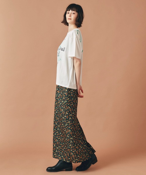 AT THE TRNK(アットザトランク)の「ヴィンテージ 花柄 ジョーゼット スカート AT THE TRNK(スカート・レディース・イエロー/レッド・M/S)」の22枚目の写真