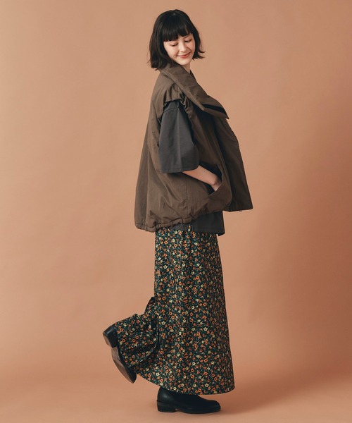 AT THE TRNK(アットザトランク)の「ヴィンテージ 花柄 ジョーゼット スカート AT THE TRNK(スカート・レディース・イエロー/レッド・M/S)」の9枚目の写真