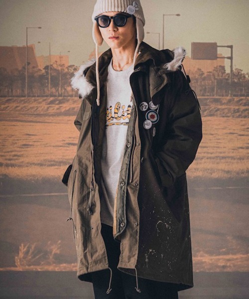 EFFECTEN(エフェクテン)の「mj11993-M-65 field parka モッズコート(efsc-01)(モッズコート・メンズ・オリーブ/オリーブ系・XXS/S/XS)」の5枚目の写真