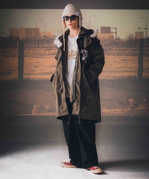 EFFECTEN(エフェクテン)の「mj11993-M-65 field parka モッズコート(efsc-01)(モッズコート・メンズ・オリーブ/オリーブ系・XXS/S/XS)」の6枚目の写真