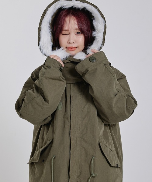 EFFECTEN(エフェクテン)の「mj11993-M-65 field parka モッズコート(efsc-01)(モッズコート・メンズ・オリーブ/オリーブ系・XXS/S/XS)」の7枚目の写真