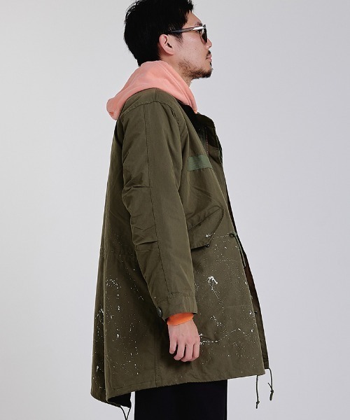 EFFECTEN(エフェクテン)の「mj11993-M-65 field parka モッズコート(efsc-01)(モッズコート・メンズ・オリーブ/オリーブ系・XXS/S/XS)」の12枚目の写真