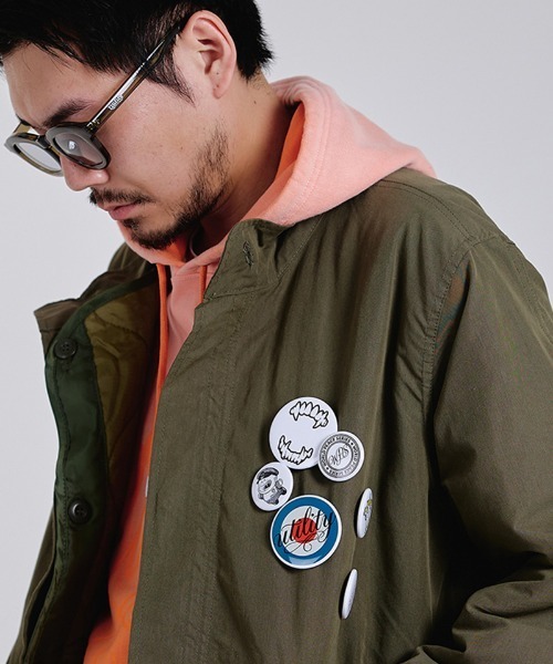 EFFECTEN(エフェクテン)の「mj11993-M-65 field parka モッズコート(efsc-01)(モッズコート・メンズ・オリーブ/オリーブ系・XXS/S/XS)」の14枚目の写真