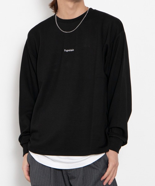 WEGO(ウィゴー)の「BROWNY/【26年秋冬新作】アクセ付きフォトグラフィックT(LS)(Tシャツ/カットソー・メンズ・ホワイト/ブラック・MEDIUM/LARGE)」の2枚目の写真