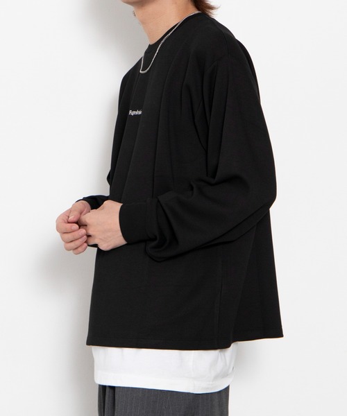 WEGO(ウィゴー)の「BROWNY/【26年秋冬新作】アクセ付きフォトグラフィックT(LS)(Tシャツ/カットソー・メンズ・ホワイト/ブラック・MEDIUM/LARGE)」の14枚目の写真