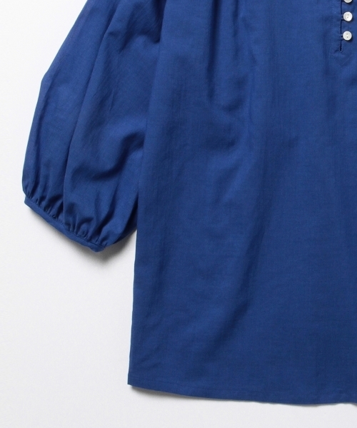 BEAMS LIGHTS Women's（ビームスライツ ウィメンズ）の「BEAMS LIGHTS / ギャザー ロングスリーブ ブラウス（シャツ/ブラウス・レディース・ホワイト/ブルー/ネイビー・ONE SIZE）」の17枚目の写真