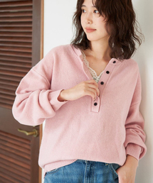 《シリーズあり/》PLAYFULウールカシミヤヘンリーネックプルオーバー