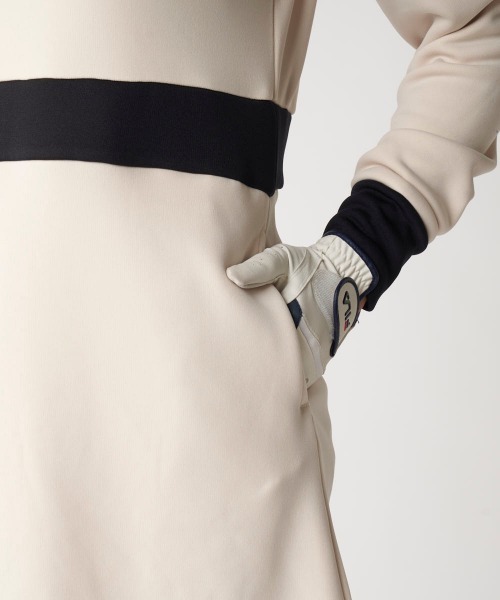 FILA GOLF(フィラゴルフ )の「【FILA GOLF/フィラゴルフ】レディースボア付きワンピース ゴルフ(ワンピース・レディース・ブラック/オフホワイト・LARGE/X-LARGE/MEDIUM)」の22枚目の写真