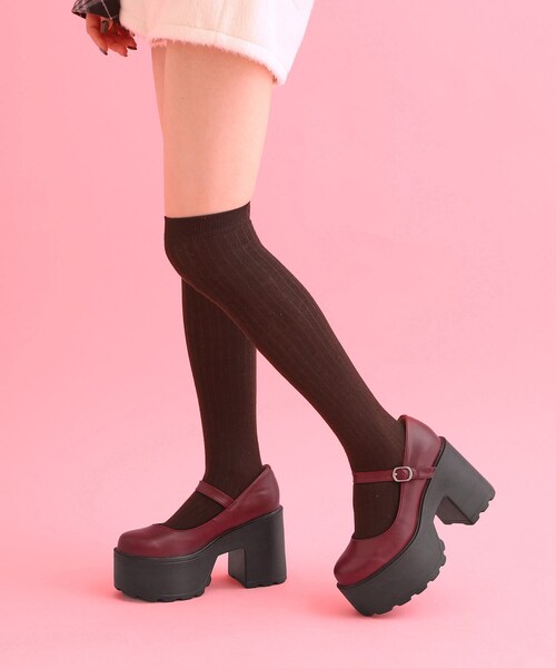 cs T&P(シーエスティーアンドピー)の「ストラップ付きパンプス(パンプス・レディース・レッド系1/ブラック/ダークブラウン・M/S/LL/L)」の10枚目の写真