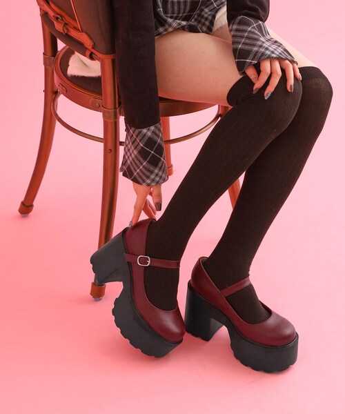 cs T&P(シーエスティーアンドピー)の「ストラップ付きパンプス(パンプス・レディース・レッド系1/ブラック/ダークブラウン・M/S/LL/L)」の11枚目の写真
