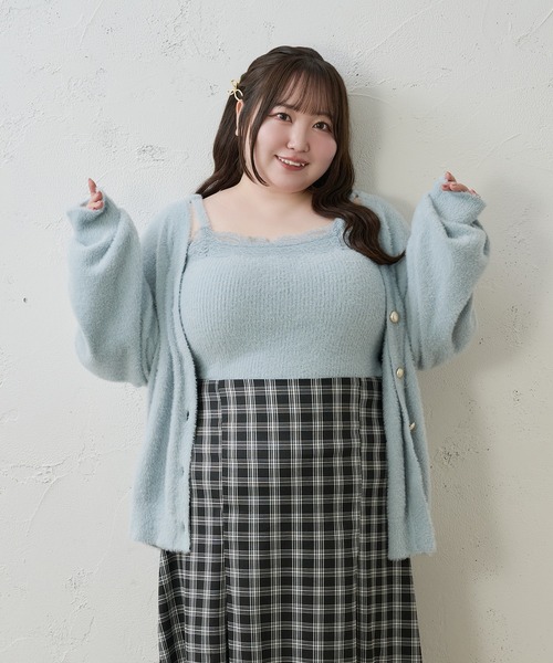 CLANE/クラネ】SPONGY SHEER POLO KNIT TOPS/スポンジシアーポロニット