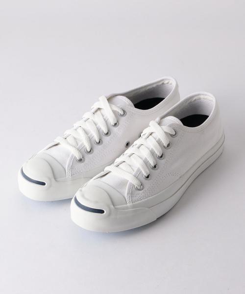 CONVERSE（コンバース）の「CONVERSE ジャックパーセル（スニーカー・レディース・ホワイト/ブラック・23cm/23.5cm/24cm/24.5cm）」の4枚目の写真