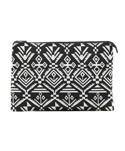 VENCEEXCHANGE（ヴァンスエクスチェンジ）の「オルテガクラッチBAG（クラッチバッグ・メンズ・ブラック/スカイブルー・FREE）」の2枚目の写真