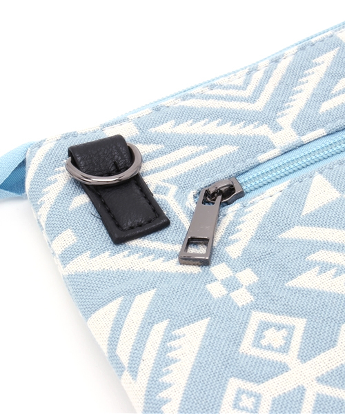 VENCEEXCHANGE（ヴァンスエクスチェンジ）の「オルテガクラッチBAG（クラッチバッグ・メンズ・ブラック/スカイブルー・FREE）」の10枚目の写真