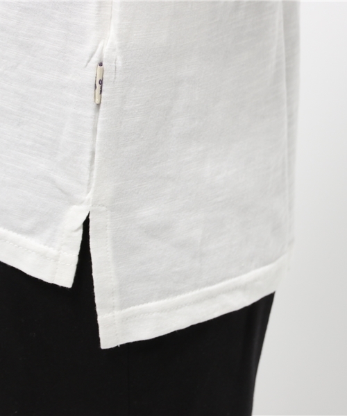 チャイハネ（チャイハネ）の「【チャイハネ】yul スラブコットンTシャツ（Tシャツ/カットソー・レディース・ホワイト/ブラック/カーキ/オレンジ/ブルー/ターコイズブルー/ネイビー/ライム/レッド・FREE）」の11枚目の写真