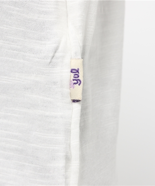 チャイハネ（チャイハネ）の「【チャイハネ】yul スラブコットンTシャツ（Tシャツ/カットソー・レディース・ホワイト/ブラック/カーキ/オレンジ/ブルー/ターコイズブルー/ネイビー/ライム/レッド・FREE）」の12枚目の写真