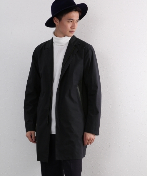 GLOBAL WORK(グローバルワーク)の「ライトチェスターコート/724175 (チェスターコート・メンズ・ネイビー/ブラック・MEDIUM/SMALL/LARGE/X-LARGE)」の1枚目の写真