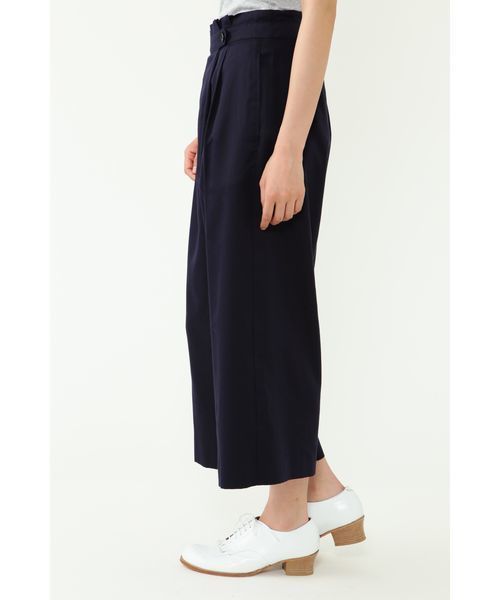 human woman(ヒューマンウーマン)の「キュプラコットンツイルワイドパンツ(その他パンツ・レディース・ネイビー/ブラウン・SMALL/MEDIUM)」の8枚目の写真