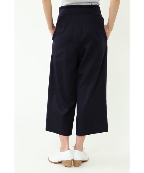 human woman(ヒューマンウーマン)の「キュプラコットンツイルワイドパンツ(その他パンツ・レディース・ネイビー/ブラウン・SMALL/MEDIUM)」の9枚目の写真