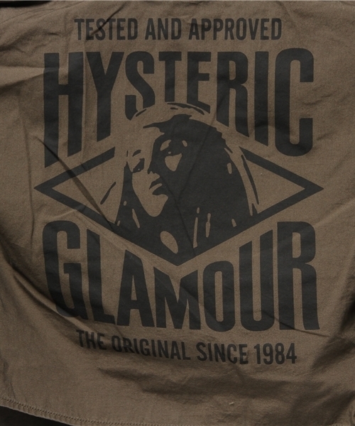 HYSTERIC GLAMOUR（ヒステリックグラマー）の「CR/トレンチCO（トレンチコート・メンズ・カーキ/グリーン系カモフラージュ/ブラック・FREE）」の6枚目の写真