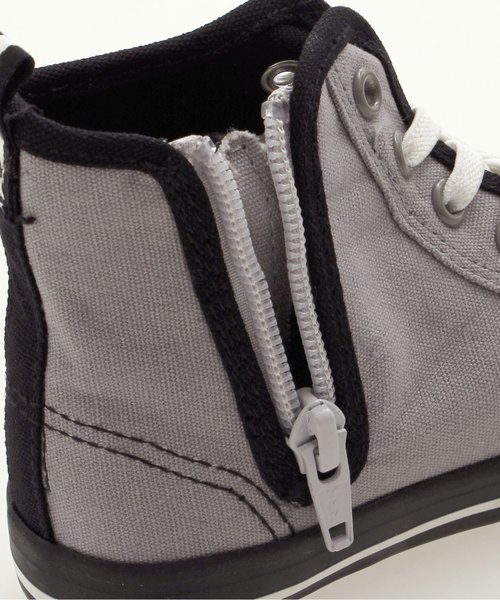 Ampersand(アンパサンド)の「トドラークレイジー配色ハイカットスニーカー(スニーカー・キッズ・ストライプ/ネイビー/ブラック・20/18/21/17/16/19)」の10枚目の写真