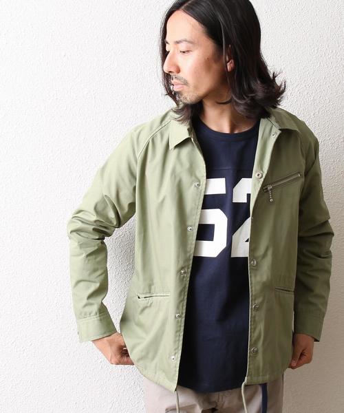 coen（コーエン）の「コーチジャケット（ブルゾン・メンズ・オリーブ/ネイビー・X-LARGE/LARGE/SMALL/MEDIUM）」の17枚目の写真