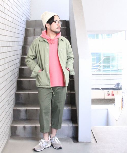 coen（コーエン）の「コーチジャケット（ブルゾン・メンズ・オリーブ/ネイビー・X-LARGE/LARGE/SMALL/MEDIUM）」の18枚目の写真