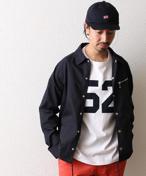 coen（コーエン）の「コーチジャケット（ブルゾン・メンズ・オリーブ/ネイビー・X-LARGE/LARGE/SMALL/MEDIUM）」の2枚目の写真