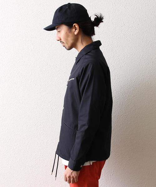 coen（コーエン）の「コーチジャケット（ブルゾン・メンズ・オリーブ/ネイビー・X-LARGE/LARGE/SMALL/MEDIUM）」の4枚目の写真