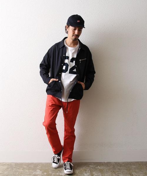 coen（コーエン）の「コーチジャケット（ブルゾン・メンズ・オリーブ/ネイビー・X-LARGE/LARGE/SMALL/MEDIUM）」の9枚目の写真