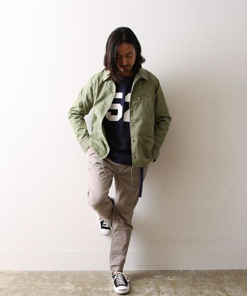 coen（コーエン）の「コーチジャケット（ブルゾン・メンズ・オリーブ/ネイビー・X-LARGE/LARGE/SMALL/MEDIUM）」の10枚目の写真