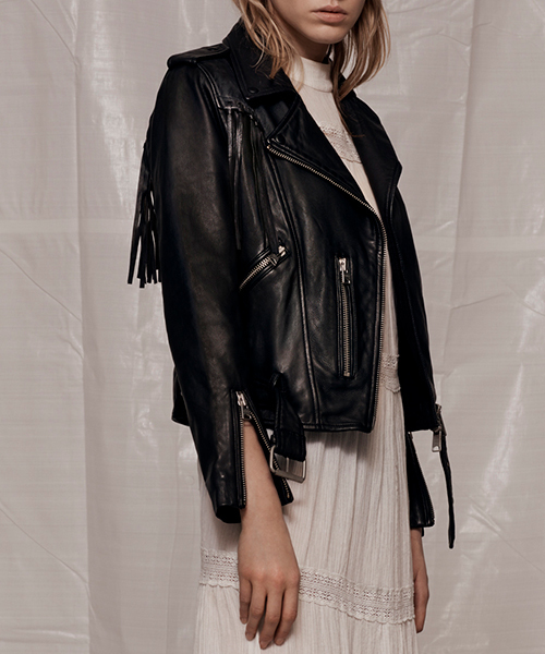 ALLSAINTS（オールセインツ）の「【本日セール終了】TASSEL BALFERN（ライダースジャケット・レディース・ブラック・6/4/8/2）」の20枚目の写真